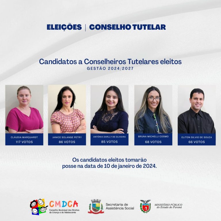 Maripaenses elegem novos conselheiros tutelares