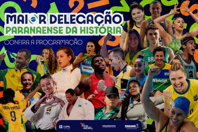 Maior delegação da história: veja o calendário dos 63 atletas e técnicos do Paraná em Paris