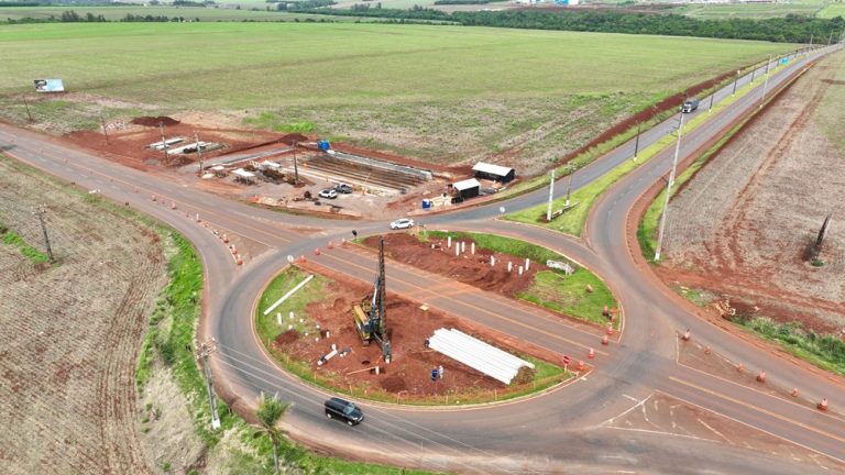 Obras do contorno viário de Palotina avançam para 12 por cento