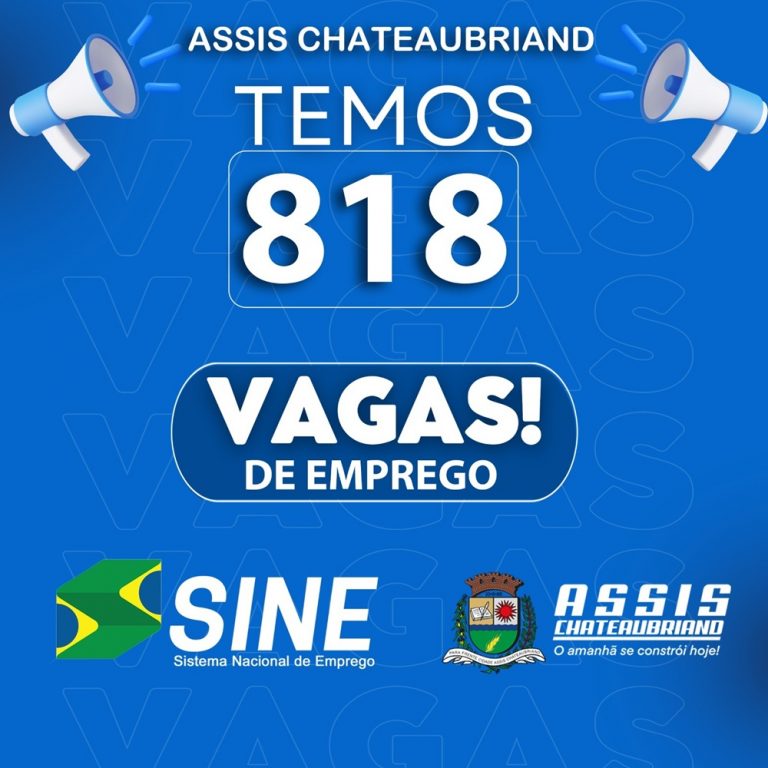 Oportunidades de Emprego em Assis Chateaubriand: 818 vagas disponíveis