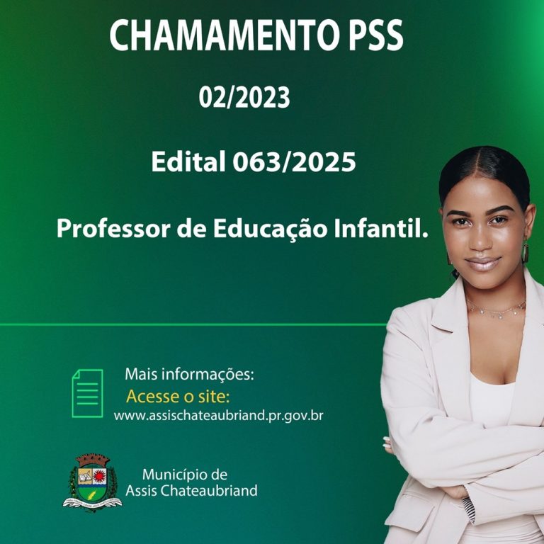 Município de Assis Chateaubriand convoca candidatos para PSS