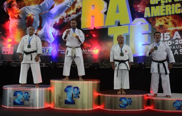 Professor Luiz é campeão do Troféu Brasil Open das Américas de Karatê