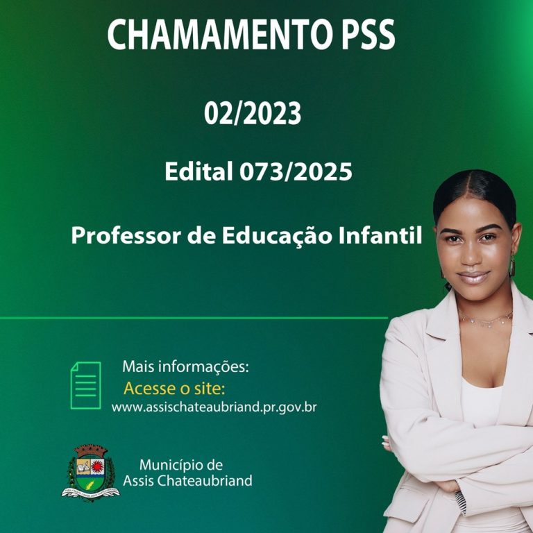 Município de Assis Chateaubriand convoca candidatos para PSS