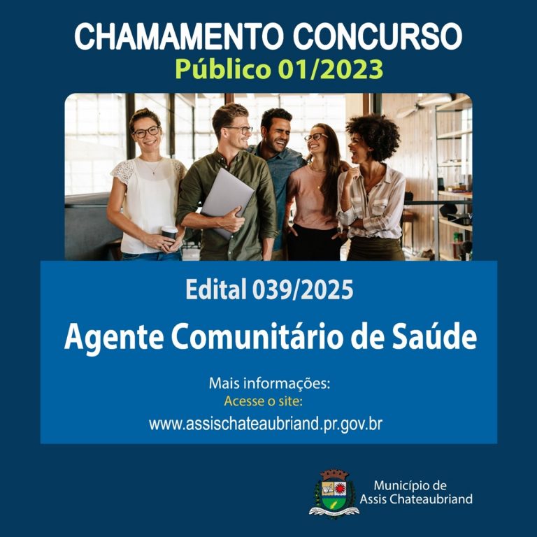 Assis Chateaubriand faz chamada de aprovados em concurso público