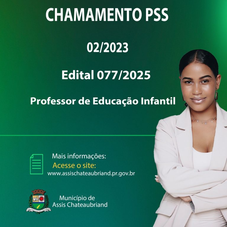 Município de Assis Chateaubriand convoca candidatos para PSS