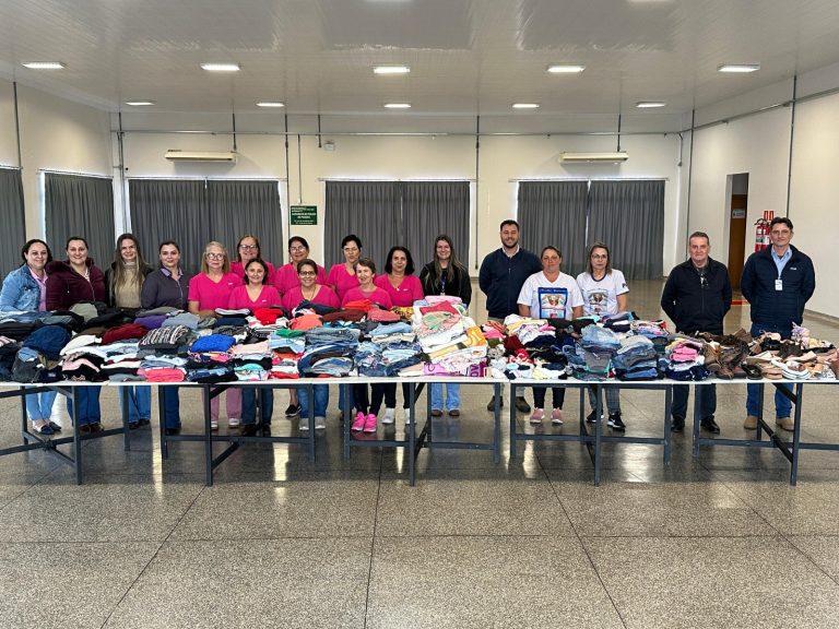 Núcleo Feminino da C.Vale faz arrecadação de roupas, calçados e cobertores junto a Cooperativa, para a Secretaria de Assistência Social e da Mulher