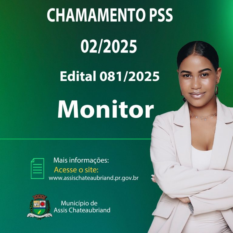 Município de Assis Chateaubriand convoca candidatos para PSS