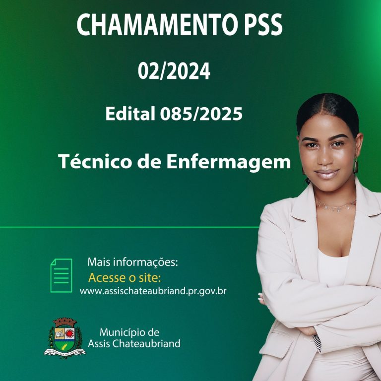 Município de Assis Chateaubriand convoca candidatos para PSS