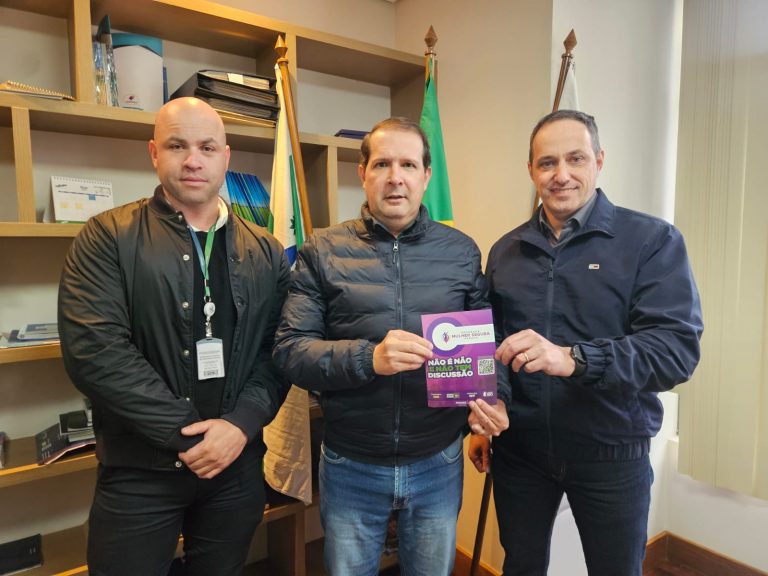 Presidente Marcel Micheletto reafirma apoio da AMP a programas e iniciativas de combate à violência contra a mulher, em reunião com coronel Dalton Perovano
