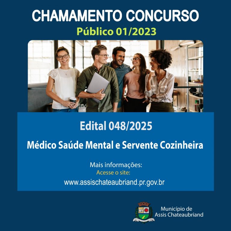 Assis Chateaubriand faz chamada de aprovado em concurso público