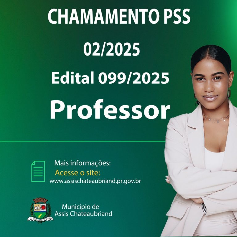 Município de Assis Chateaubriand convoca candidatos para PSS