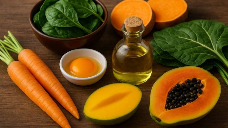 Importância da vitamina A para a saúde: benefícios, sinais de carência e como garantir bons níveis