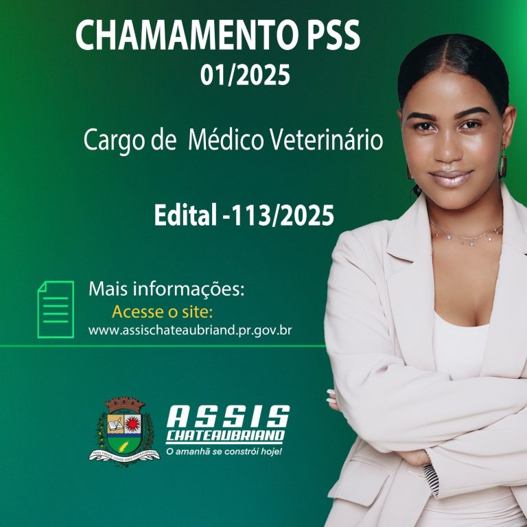 Município de Assis Chateaubriand convoca candidatos para PSS