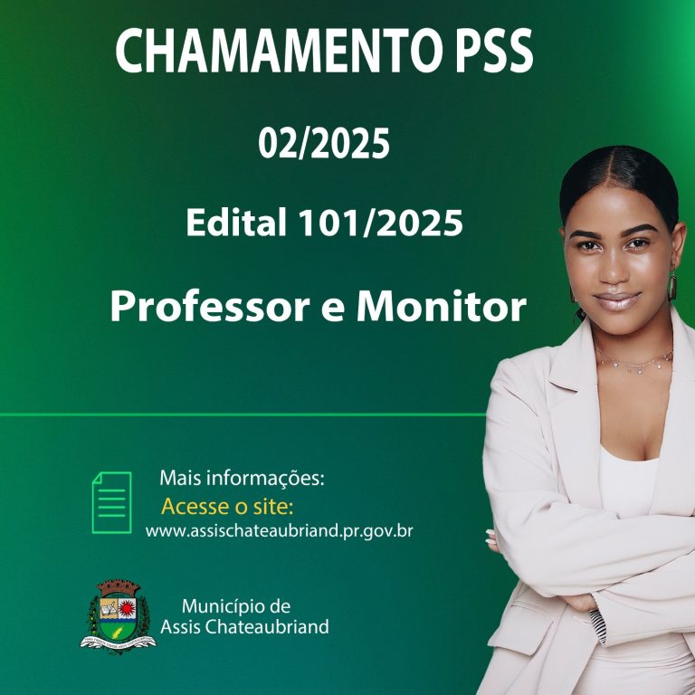 Município de Assis Chateaubriand convoca candidatos para PSS