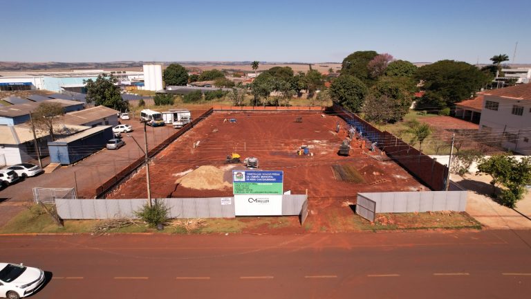 Início da construção do novo prédio da Câmara Municipal de Assis Chateaubriand