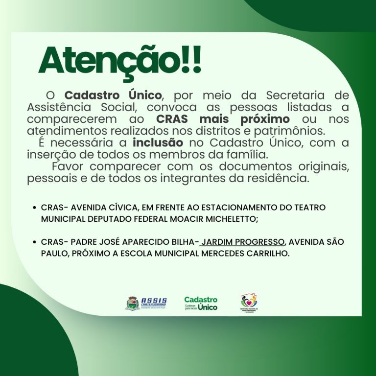 Secretaria realiza busca ativa via chamamento