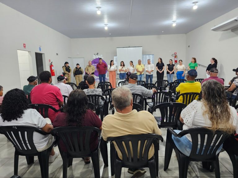 Iracema do Oeste recebe palestra alusiva ao Agosto Lilás