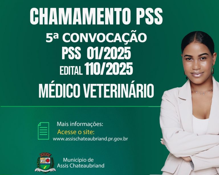 Município de Assis Chateaubriand convoca candidatos para PSS