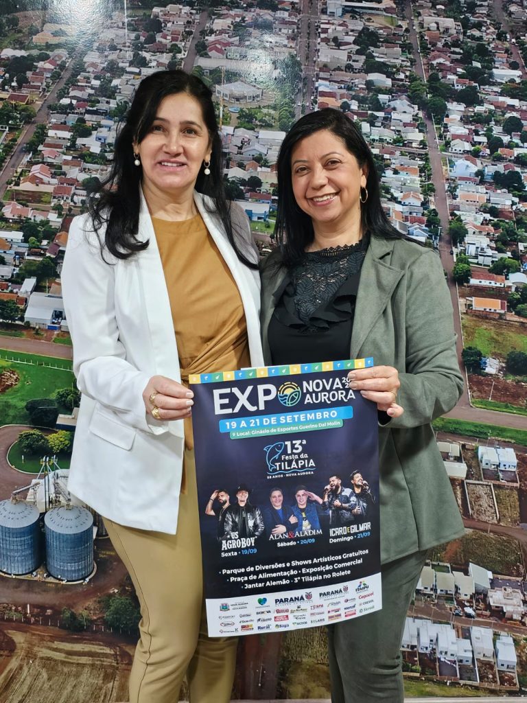 Prefeita Elza recebe o convite da Expo Nova Aurora 2025
