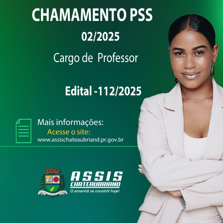 Município de Assis Chateaubriand convoca candidatos para PSS