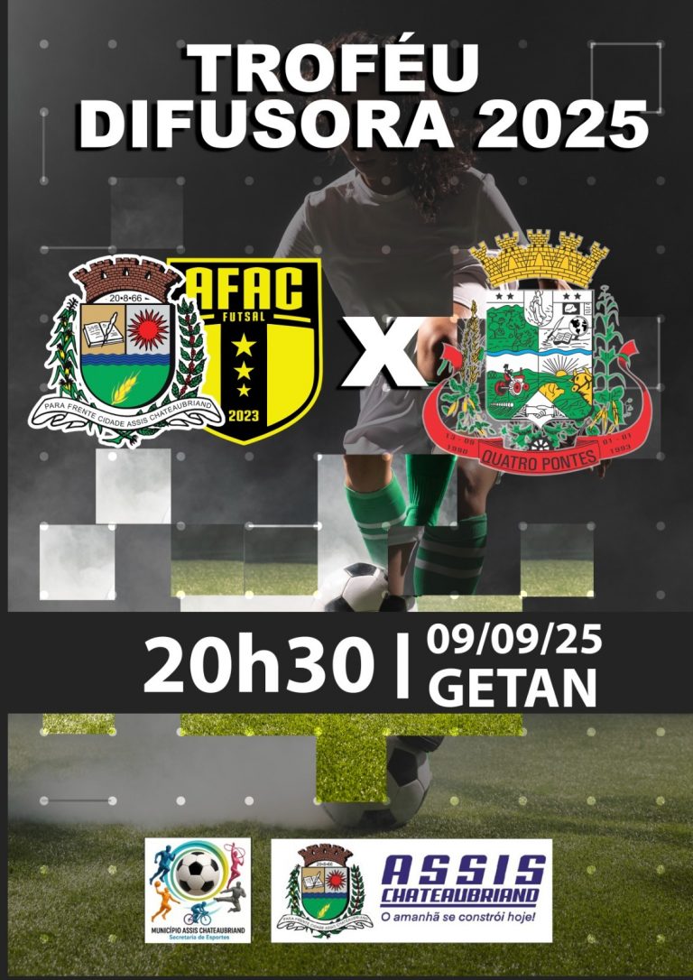 Assis Chateaubriand/AFAC encara Quatro Pontes nas semifinais do Troféu Difusora 2025