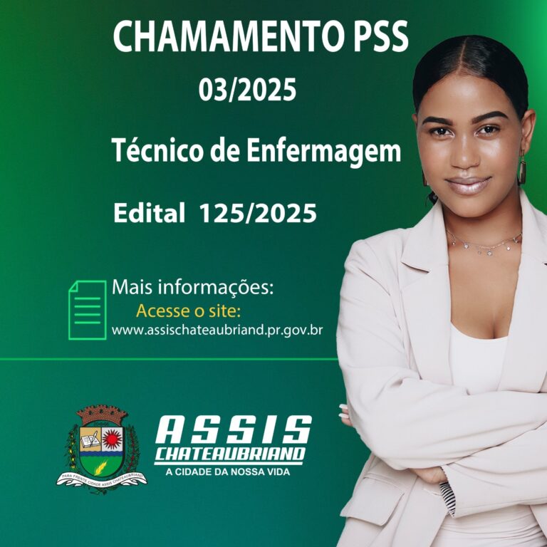 Município de Assis Chateaubriand convoca candidatos para PSS