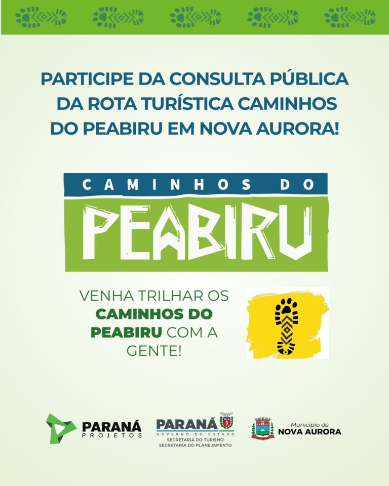 Nova Aurora realiza consulta pública para construção da Rota Turística Caminhos do Peabiru