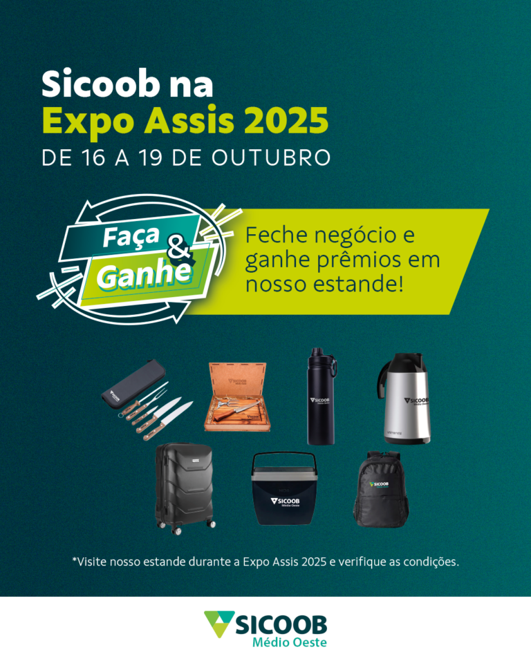 Sicoob Médio Oeste é patrocinador da Expo Assis 2025