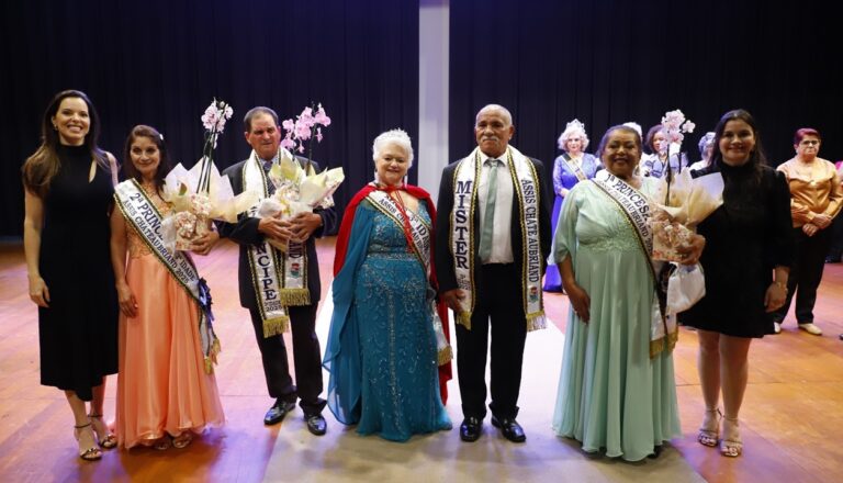 Maria Aparecida e Francisco Alves são eleitos Miss e Mister 3ª Idade em Assis Chateaubriand