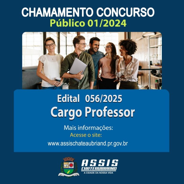 Assis Chateaubriand faz chamada de aprovado em concurso público