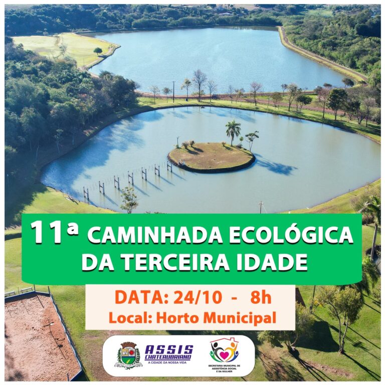 11ª Caminhada Ecológica da Terceira Idade acontece nesta sexta-feira dia 24
