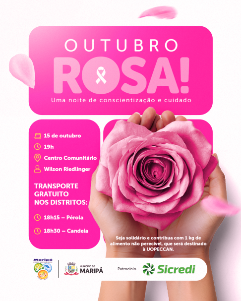 Maripá realiza noite especial de conscientização do Outubro Rosa