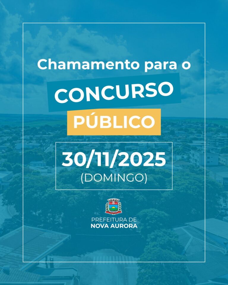 Fafipa divulga locais e horários de provas do concurso público de Nova Aurora