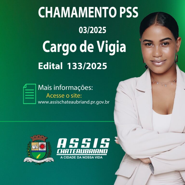Município de Assis Chateaubriand convoca candidatos para PSS