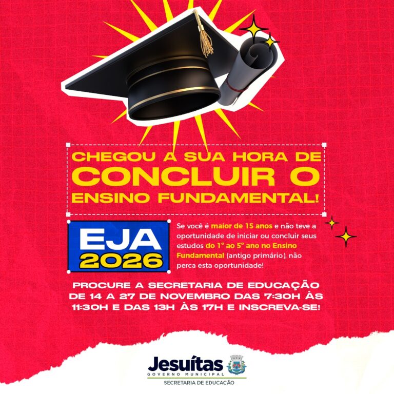 Jesuítas abre inscrições para a Educação de Jovens e Adultos (EJA) – 1º ao 5º ano