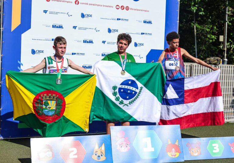 Aluno de Jesuítas quebra recorde brasileiro e conquista ouro nas Paralimpíadas Escolares 2025