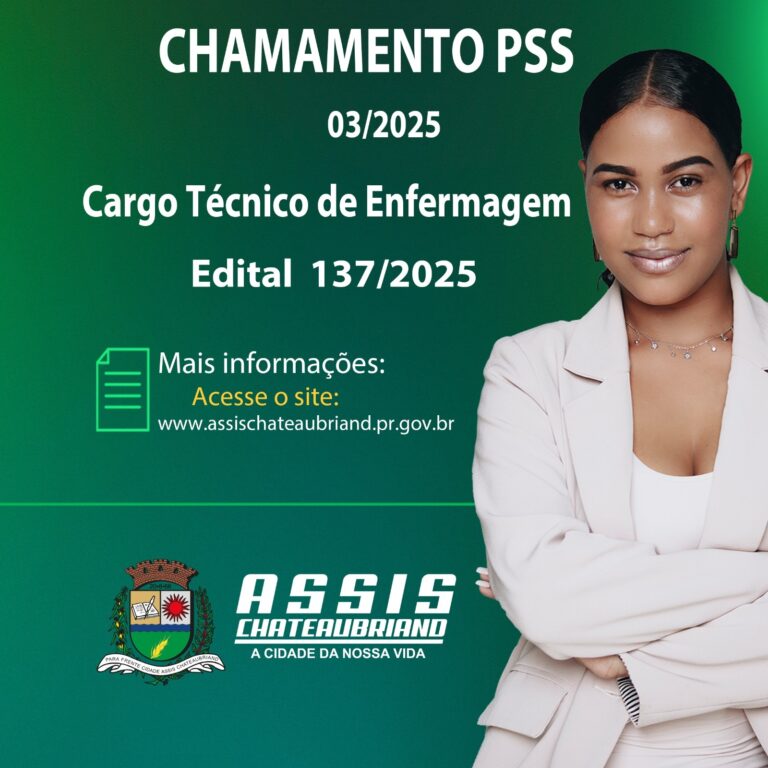 Município de Assis Chateaubriand faz convocações de candidatos para PSS