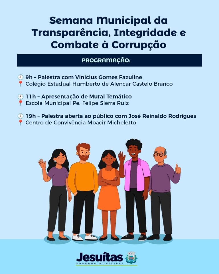 Jesuítas promove Semana da Transparência, Integridade e Combate à Corrupção com programação especial no dia 11 de dezembro