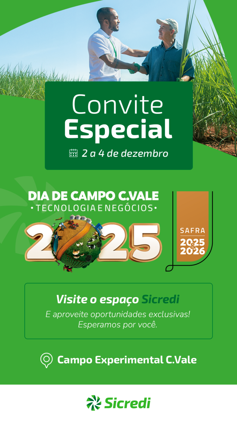 Sicredi marca presença no Dia de Campo da C.Vale em Palotina (PR)