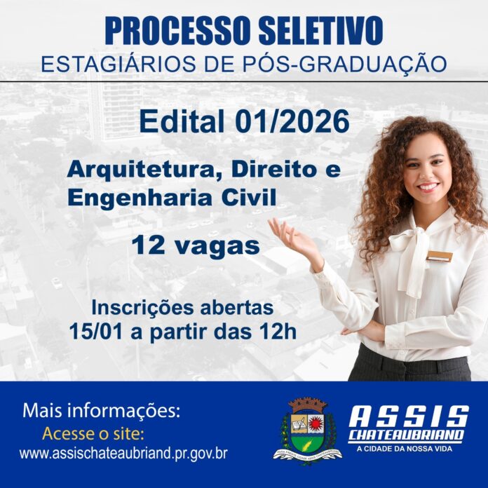 Arte Oficial de Divulgação do Processo Seletivo