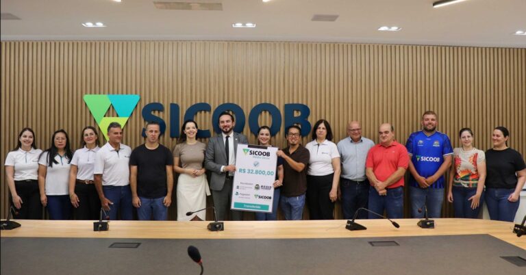 Sicoob destina R$ 32,8 mil para o Fundo Municipal dos Direitos do Idoso de Assis Chateaubriand