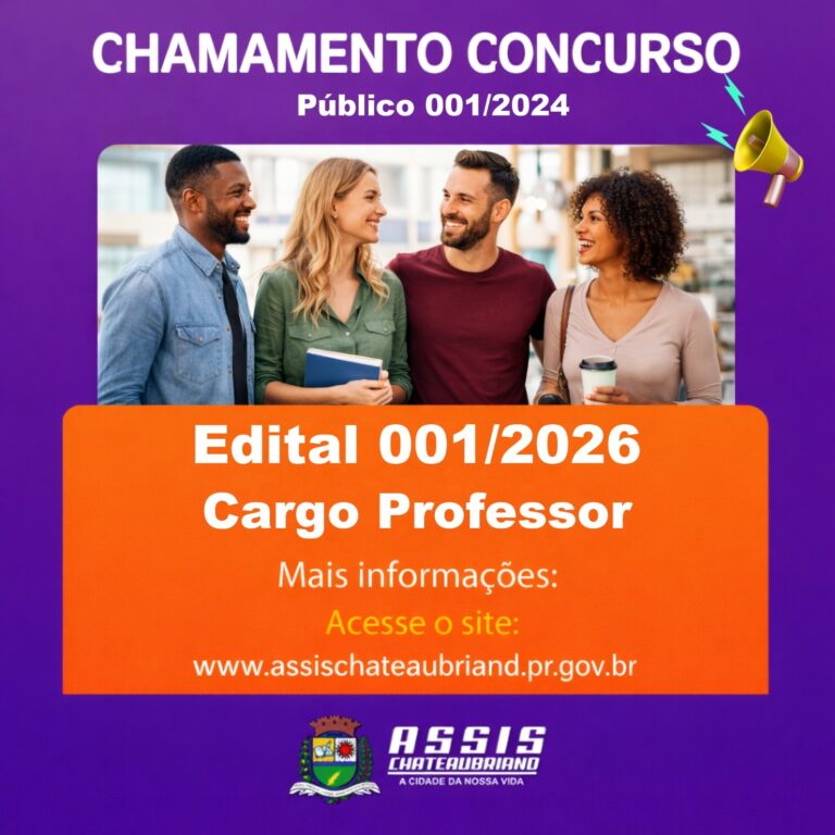 Assis Chateaubriand: chamada de aprovados em concurso público