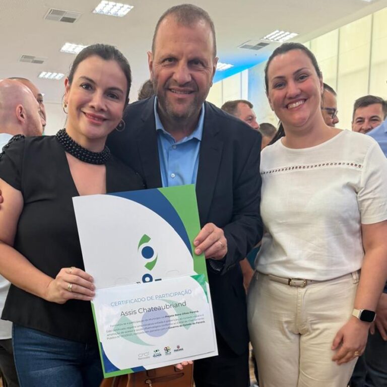 Assis Chateaubriand conquista o Programa Bons Olhos