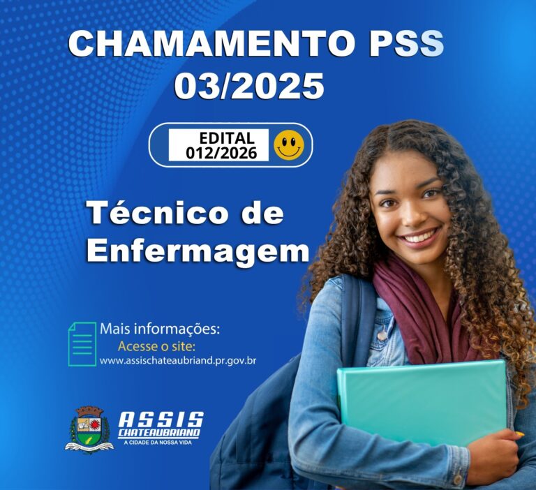 Assis Chateaubriand convoca candidatos aprovados em PSS