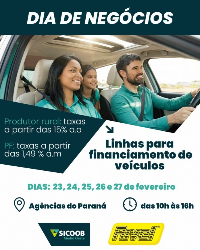 Sicoob Financia: linhas especiais para PF e Produtor Rural