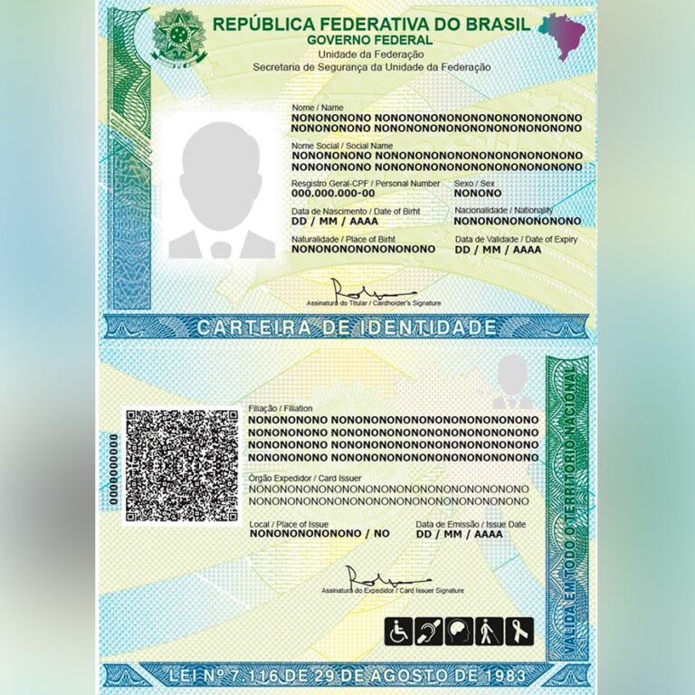 Emissão da nova Carteira de Identidade Nacional
