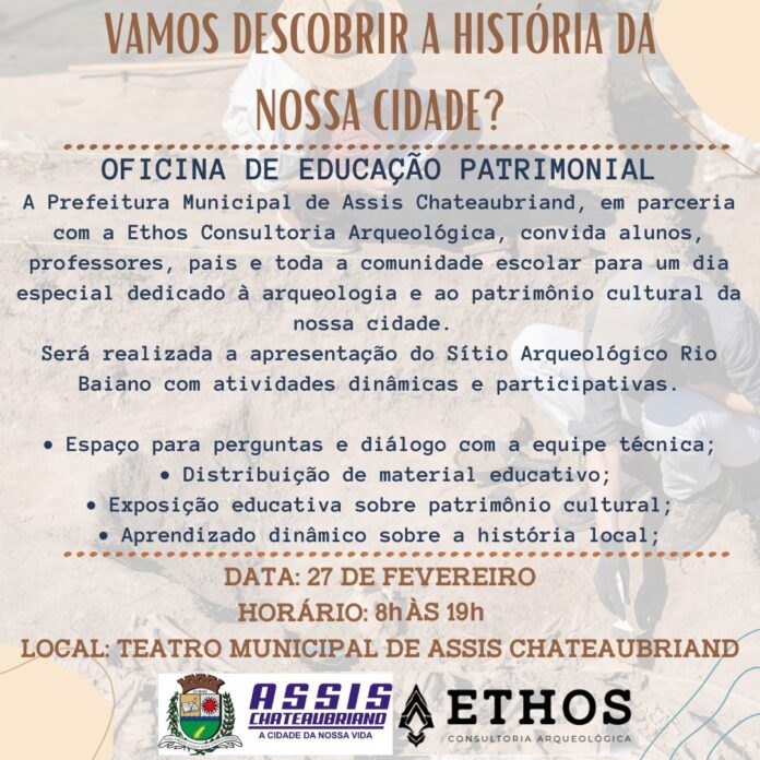 Oficina de Educação Patrimonial em Assis Chateaubriand