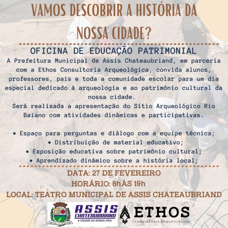 Oficina de Educação Patrimonial em Assis Chateaubriand