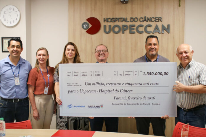 Sanepar destina R$ 1,3 milhão para Uopeccan