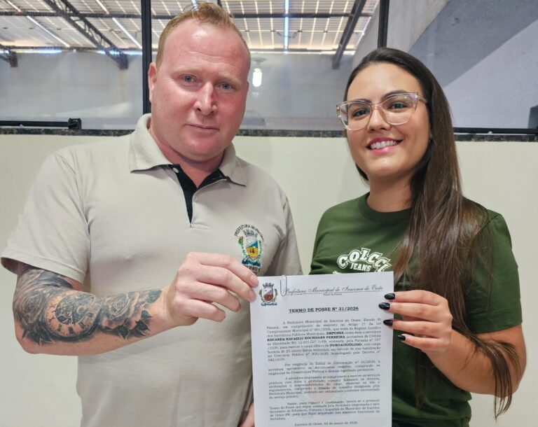 Novas profissionais na Educação de Iracema do Oeste